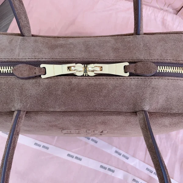 MiuMiu 麂皮Beau手袋包包-5BB117：圖片 11