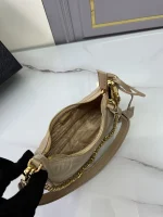 Prada Re-Nylon 1BC204 小號黑色尼龍單肩包：圖片 9