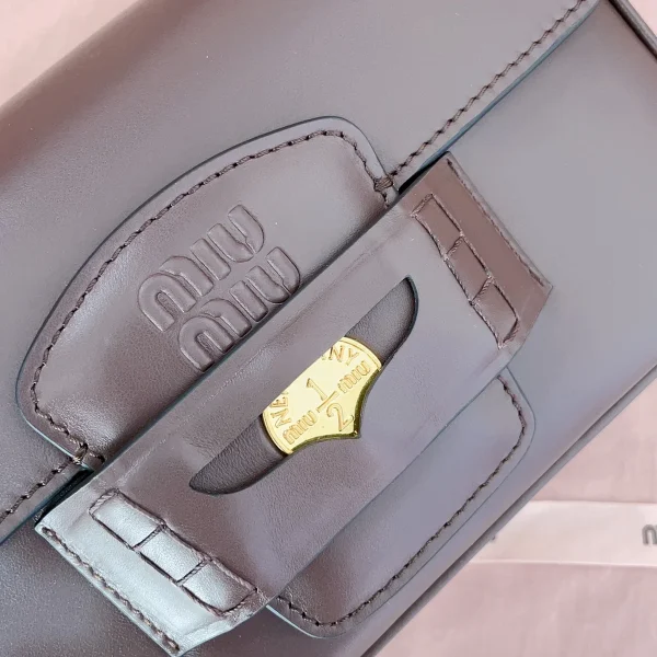 MiuMiu Penny皮革手袋包包-5BD270：圖片 8