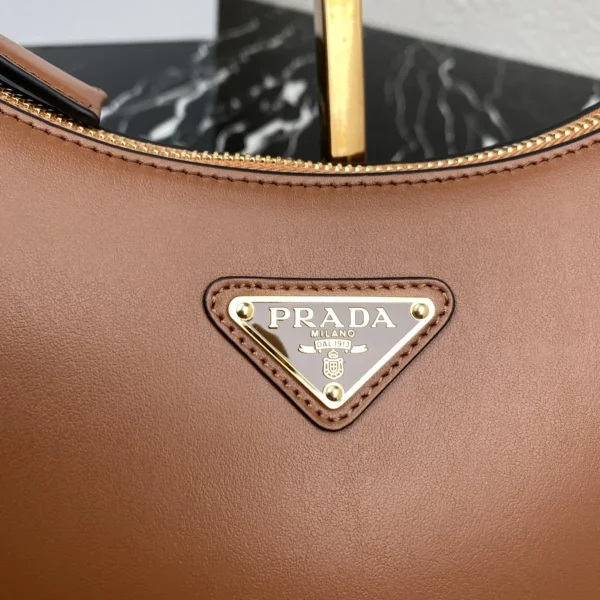 Prada Curve 1BC194 小號白色皮革單肩包：圖片 5