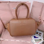 MiuMiu 皮革Beau手袋包包-5BB117：圖片 10