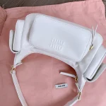 MiuMiu 納帕軟皮Pocket手袋包包-5BC146：圖片 17