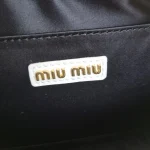 MiuMiu Arcadiematelassé納帕皮革手袋包包-5BB123：圖片 10
