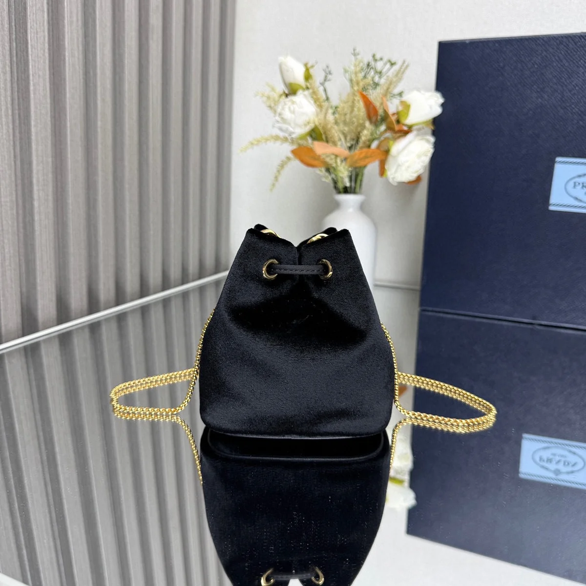 Prada 經典 1NR016 小號黑色尼龍肩背包 3 Prada 經典 1NR016 小號黑色尼龍肩背包