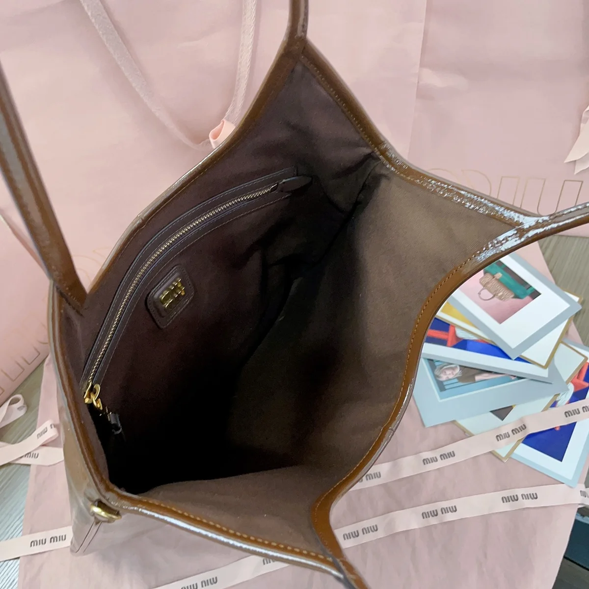 MiuMiu Ivynaplakpateleatherbag-5BG231 9 MiuMiu Ivynaplakpateleatherbag-5BG231