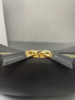 Prada Enamel 1BA444 中號黑色皮革手提包：圖片 9