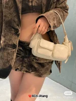 MiuMiu 納帕軟皮Pocket手袋包包-5BC146：圖片 8