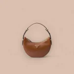 Prada Curve 1BC194 小號白色皮革單肩包