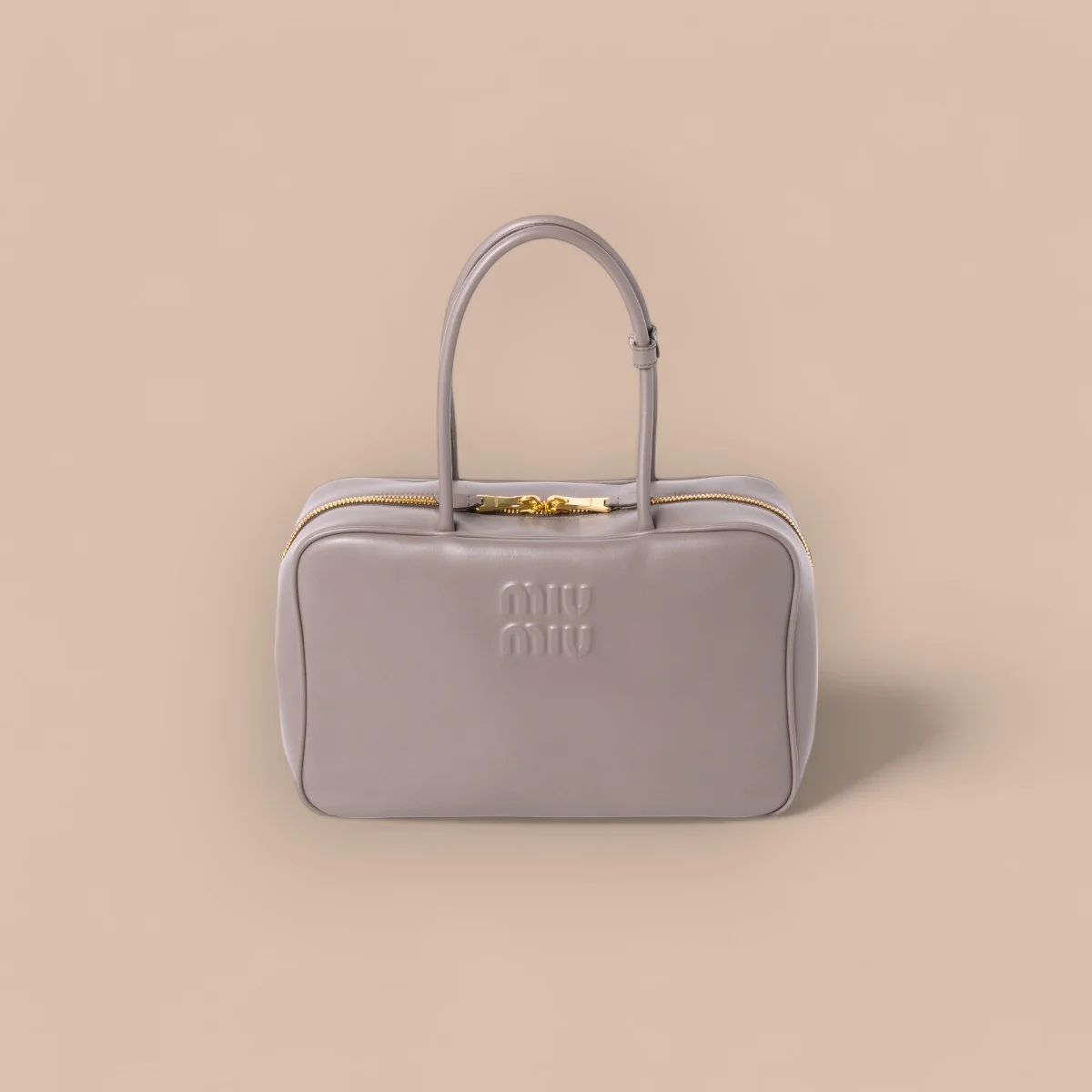 MiuMiu 皮革Beau手袋包包-5BB117 1 MiuMiu 皮革Beau手袋包包-5BB117