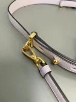 Prada Nappa 1BC194 小號米白皮革單肩包：圖片 8