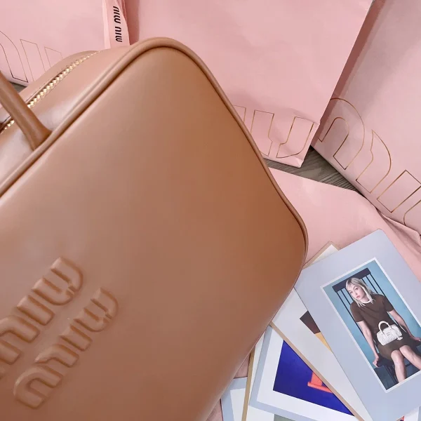 MiuMiu 皮革Beau手袋包包-5BB117：圖片 6