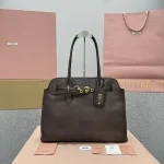 MiuMiu Aveure納帕皮革手袋包包-5BG291：圖片 8