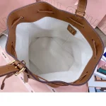 MiuMiu 皮革水桶袋-5BE089：圖片 10