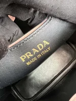Prada Double 1BA217 小號淺灰皮革單肩包：圖片 9