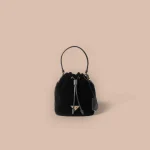 Prada Soft 1BE067 小號黑色皮革肩背包