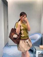 MiuMiu Aveure納帕皮革手袋包包-5BG291：圖片 3
