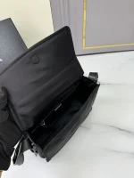 Prada Nylon 1BD313 中號黑色尼龍單肩包：圖片 8