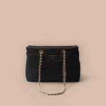 Prada Re-Nylon 1BG529 中號黑色尼龍托特包