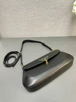 Prada Modern 1BD344 小號黑色皮革肩背包：圖片 8
