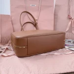 MiuMiu 皮革Beau手袋包包-5BB117：圖片 5