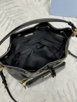 Prada Nylon 1BH038 中號黑色尼龍單肩包：圖片 9