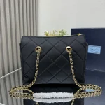 Prada Re-Nylon 1BG529 中號黑色尼龍托特包：圖片 4