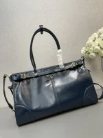 Prada Modern 1BA433 中號黑色皮革托特包：圖片 5