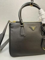Prada Galleria 1BA863 中號黑色皮革單肩包：圖片 6