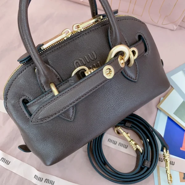 MiuMiu Aveuremininappaleatherbag-5BP090：圖片 13