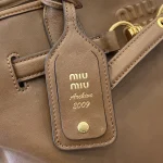 MiuMiu Aveure納帕皮革手袋包包-5BG291：圖片 15