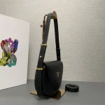 Prada Classic 1BD365 小號黑色皮革單肩包：圖片 4