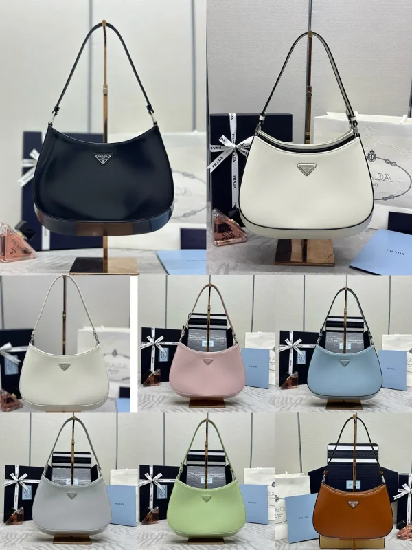 Prada Cleo 1BC499 中號粉色皮革單肩包：圖片 2