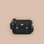 Prada Re-Nylon 1BD953 中號黑色尼龍單肩包