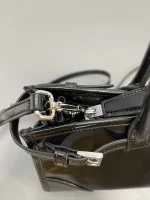 Prada Geom 1BA426 中號米色皮革托特包：圖片 7