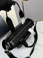 Prada ReN 1BG102 中號黑色尼龍托特包：圖片 8