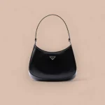 Prada Cleo 1BC499 小號黑色皮革單肩包