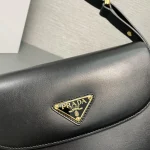 Prada Classic 1BD365 小號黑色皮革單肩包：圖片 6