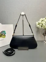 Prada Modern 1BD344 小號黑色皮革肩背包：圖片 3