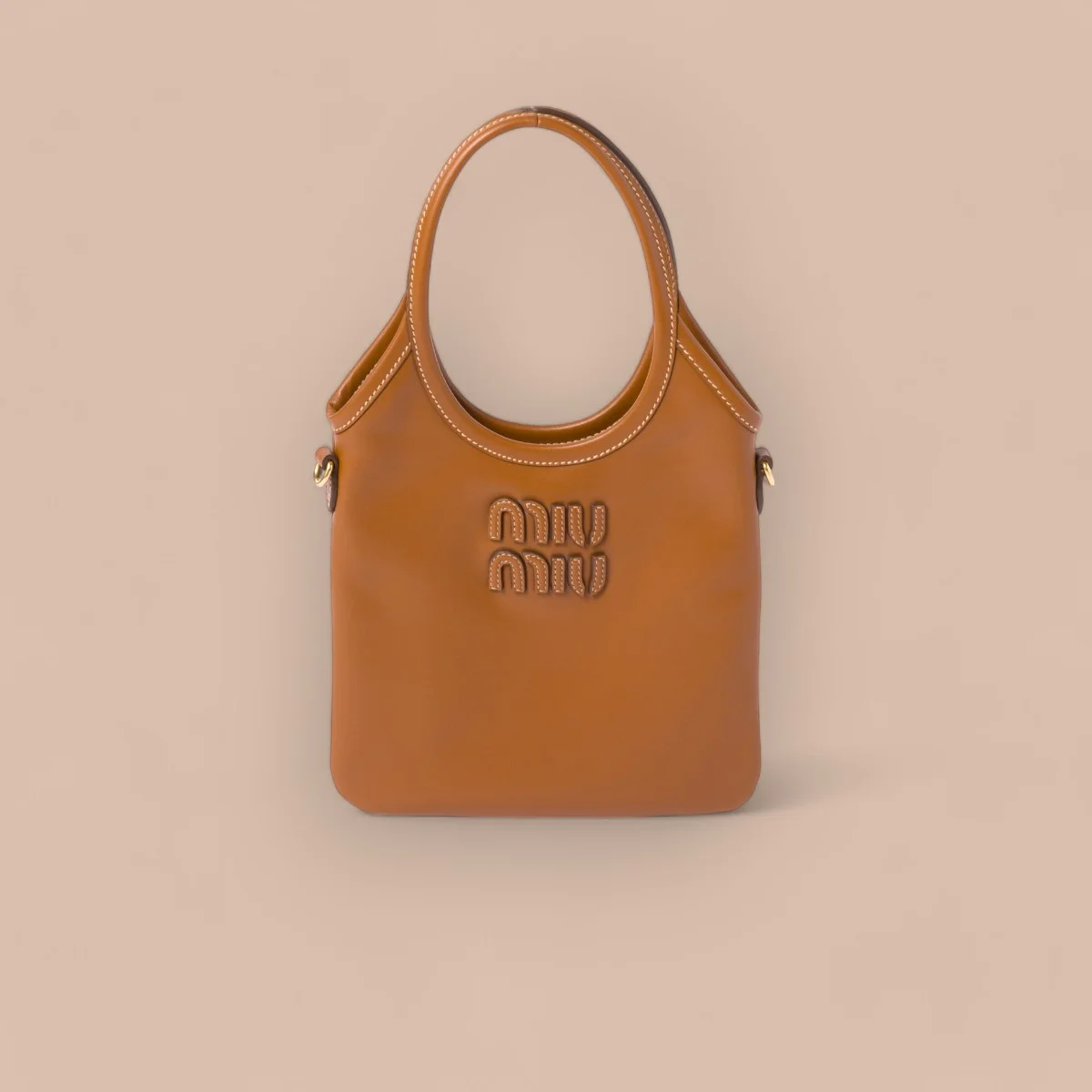 MiuMiu IVY皮革手袋包包-5BA281 1 MiuMiu IVY皮革手袋包包-5BA281