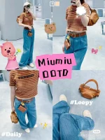 MiuMiu 納帕皮革Pocket手袋包包-5BC146：圖片 7