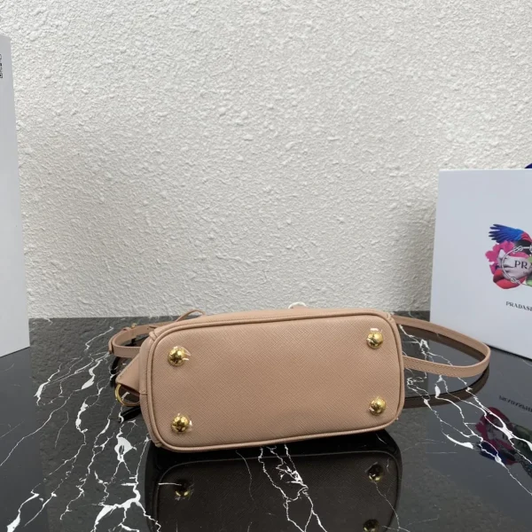Prada Galleria 1BA906 小號粉色皮革手提包：圖片 7