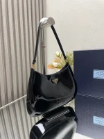 Prada Cleo 1BC499 中號粉色水蛇皮單肩包：圖片 4