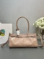 Prada Geometric 1BA426 中號白色皮革托特包：圖片 3