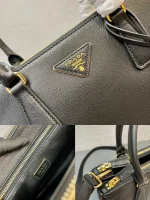 Prada Galleria 1BA863 中號黑色皮革單肩包：圖片 10