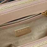 Prada Galleria 1BA906 小號粉色皮革手提包：圖片 11