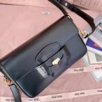 MiuMiu Penny皮革手袋包包-5BD270：圖片 11