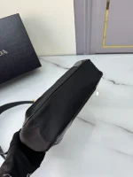 Prada Re-Ed 1BC214 中號黑色尼龍肩背包：圖片 6