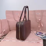 MiuMiu 皮革Beau手袋包包-5BB117：圖片 3