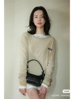 MiuMiu 納帕軟皮Pocket手袋包包-5BC146：圖片 8