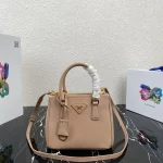 Prada Galleria 1BA906 小號粉色皮革手提包：圖片 3